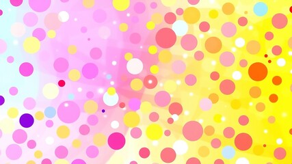 Spring Polka Dots: Playful Dotted Pattern Artwork
