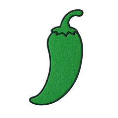 Fresh green chili pepper perfect for spicing up your favorite dishes.