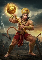 Fototapeta premium Lord ram | Lord Hanuman 