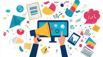 Media Planner Collaborating on Campaign Strategy