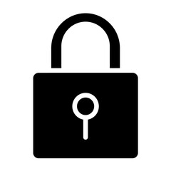 Vector Design Locked Icon Style