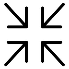 Vector Design Minimize Icon Style