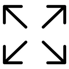 Vector Design Maximize Icon Style