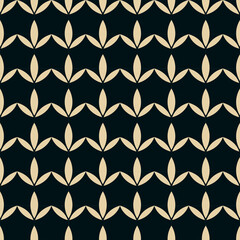 A Luxury seamless pattern gold soft handdrawing flowers abstract Background. the art for Textile Print, vector illustration. Gold minimalist Seamless flower