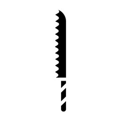 Vector Design Bread Knife Icon Style