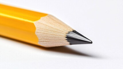 Obraz premium Close Up of a Yellow Pencil