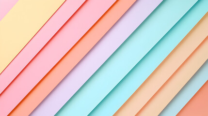 Fototapeta premium un fondo con textura de franjas de colores en tonos pastel diseño creativo abstracto y colorido colores tenues con lineas o franjas en diagonal