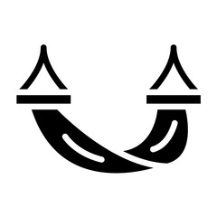 Vector Design Hammock Icon Style