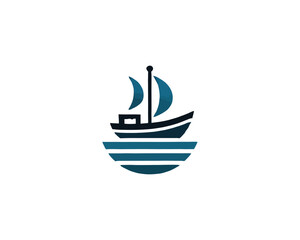 Boat Logo Design Template