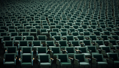 Naklejka premium rows of seats