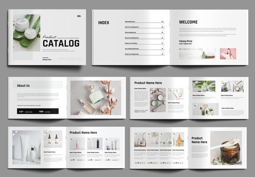Minimalist Product Catalog for Beauty