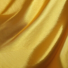 Golden silk, satin close up. Fabric texture