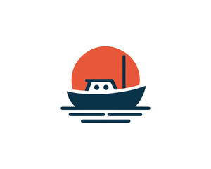 Ship Logo Design Template