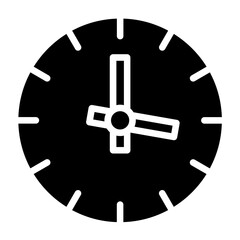 Vector Design Clock Icon Style