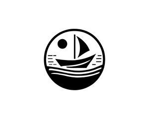 Ship Logo Design Template