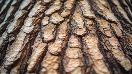 Close-up of textured tree bark, showing intricate patterns and variations in color and depth.