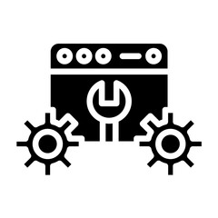 Vector Design Web Optimization Icon Style