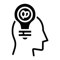 Vector Design Think Green Icon Style