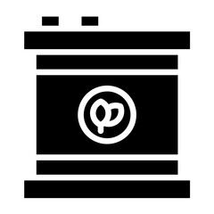 Vector Design Eco Barrel Icon Style