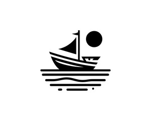 Ship Logo Design Template