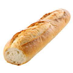 Baguette isolated on transparent background