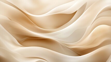 Obraz premium Delicate Beige Fabric Texture: A Smooth Flowing Design