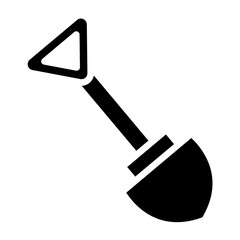 Vector Design Shovel Icon Style