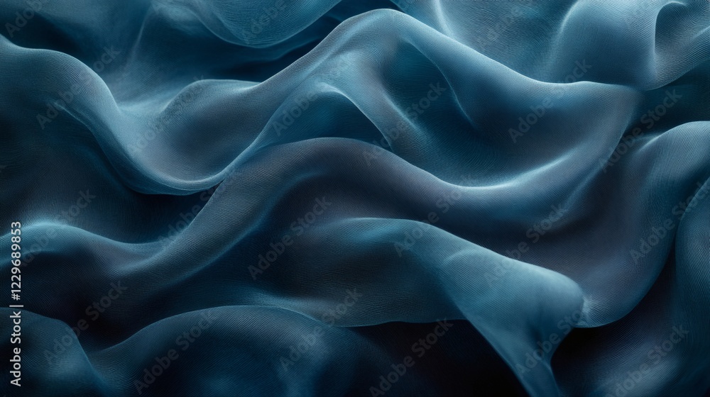 Poster flowing dark teal charcoal gray abstract background with a grainy noise texture creating a visually 