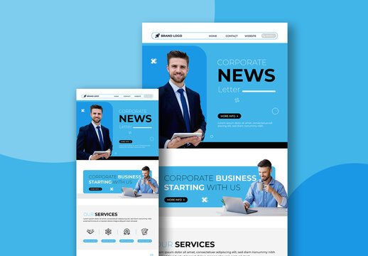 Corporate Email Newsletter Template