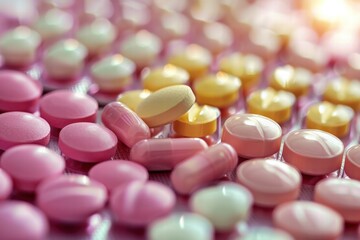 Pregnancy and progesterone hormone healthcare concept.