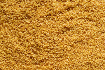 close up raw bulgur background