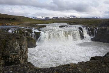 Gygjarfoss Waterfall, Vysočina Region, Iceland, Europe
