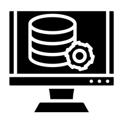 Vector Design Data Management Icon Style