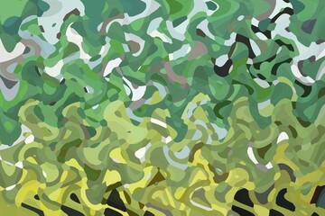 Colour stains, wave pattern, digital art, Canada, North America