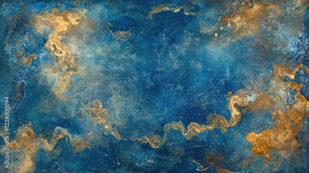Poster a weathered oxidized metal surface with uneven rust patterns and color variations, ideal for a rugge