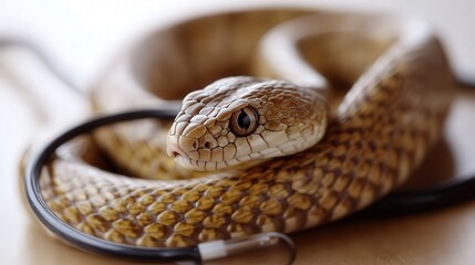 Obraz premium studying snake venom help in developing treatments for high blood pressure and cardiovascular conditions