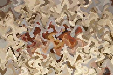 Colour stains, wave pattern, digital art, Canada, North America