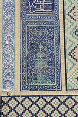 Mosaic, Abdullah-khan Madrasah, Bukhara, Uzbekistan, Asia