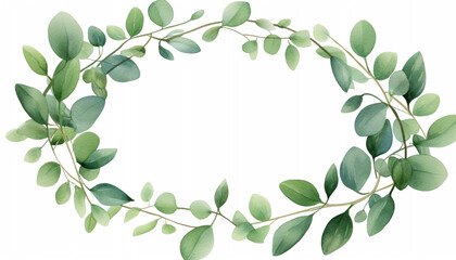 Obraz premium laurel wreath on white background
