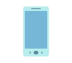 Smartphone icon illustrated in vector on white background