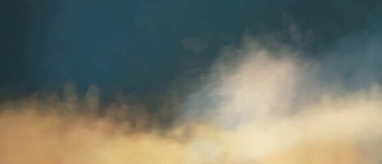 Surreal Blurred Abstract Art Colorful Background, sky with clouds as blurred background