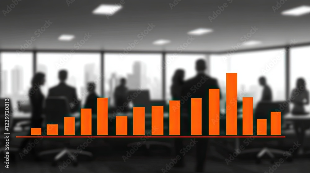 Poster charts and graphs that include statistics help in analyzing business potential and projecting the fu