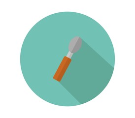 Spoon icon illustrated in vector on white background