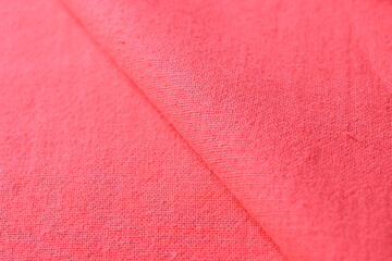 Fototapeta premium red texture of fabric textile, abstract image for fashion cloth design background