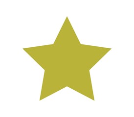 Star icon illustrated in vector on white background
