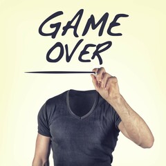 picture of a game over concept
