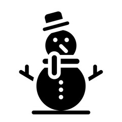 Sport Snowman Solid icon