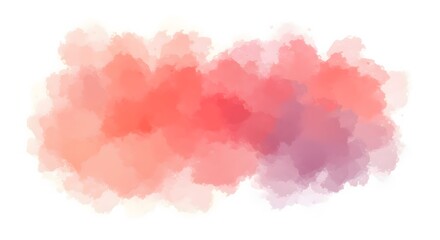Fototapeta premium Watercolor Abstract Background with Soft Red and Pink Blended Tones