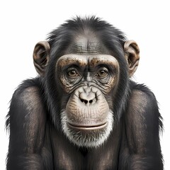 Naklejka premium Chimpanzee (Pan) Genus of the great ape family, AI generated
