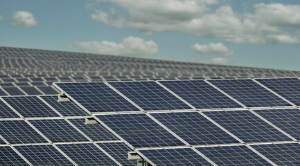 Solar system. Binsham, Bavaria, Germany, Europe